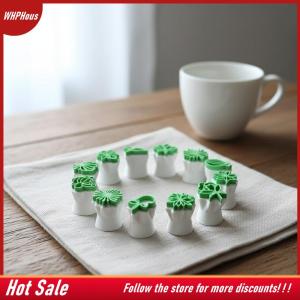 【COD】🔥🔥🔥 Clay Stamp Molding Kit with 6 Unique Flower Leaf Designs DIY Handmade Pottery Tools For Art Crafting Fun