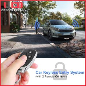 Programmable Keyless Entry System for Cars with Dual Remote Controls and Alarm Features