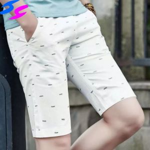 HY 100% Cotton Fashion Short Pants Men Shorts Casual Beach Shorts Sports Shorts Cropped Shorts Drawstring Shorts Mens Clothing
