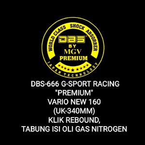 SHOCKBREAKER DBS-666 PREMIUM VARIO 160 NEW UK-340MM KLIK REBOUND FUNGSI PNP PEMASANGAN HARGA GROSIR TERMURAH