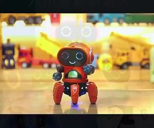 Toy Of Kids 6-Claw Robot Octopus Spider Toys Swing Dancing Light Music Early Childhood Education