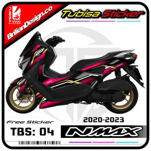 Stiker Nmax - Stiker Sticker Striping Variasi List Motor All New Nmax. TBS.04