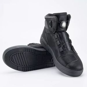 ROCKBROS Motorcycle Shoes Anti-Slip Comfortable Cycling Shoes Fashionable Rubber Outsole Sports Shoes With Rotary Buckle