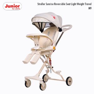 Junior Labeille M9 Stroller Lipat Bayi Stroller Sunrise Reversible Travelling Kereta Dorong Bayi Anak Stroller Kuat Kidu Baby