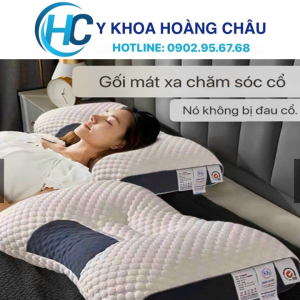 Gối Spa chống ngáy chống đau mỏi cổ vai gáy-Thiết kế nằm ngửa và nằm nghiêng Hạn chế ngáy Ngủ ngon hơn