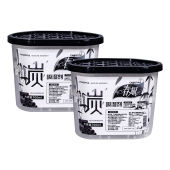 Fragrant Life Bamboo Charcoal Dehumidifier 700ml Twin Pack - Moisture Absorber for Small Rooms