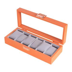 Giải pháp lưu trữ container da chuyên nghiệp cho smartwatches có thiết kế vung nồi bằng kính chống xước