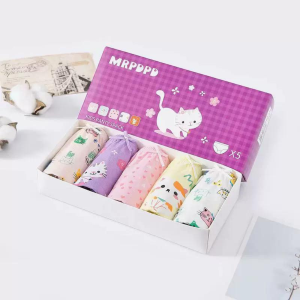 Girl Underwear Cotton 5pcs/Box Girl Panties Cartoon Collection Boxer and Triangle Type 2-9y Seluar Dalam Budak Perempuan