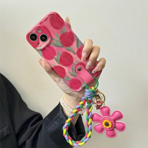 Hmeme กระเป๋าแฟชั่นสุดสร้างสรรค์มีเชือกถักลายดอกทานตะวันพวงกุญแจสำหรับผู้หญิงกระเป๋าเป้สะพายหลังมีสไตล์ของขวัญ