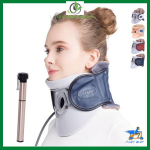 Đai hơi cột sống cổ Leamai C02 nâng và kéo giãn đốt sống cổ hỗ trợ giảm đau cổ lưng và thoát vị đệm cổ - Hàng chính hãng Leamai Hongkong