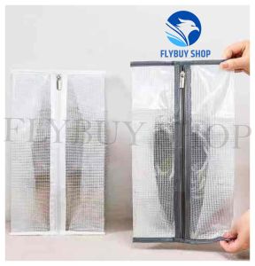 FLYBUY SHOP 1pcs All Water Resistant Shoe Bags for Travel Storage Organizer Pouch with Zipper Waterproof for Men Women