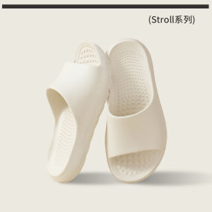 [Free Shipping] Eva Thick-Soled Indoor Slippers New Style For Men And Women Suitable For The Bathroom And Shower Breathable And Can Be Worn Outdoors