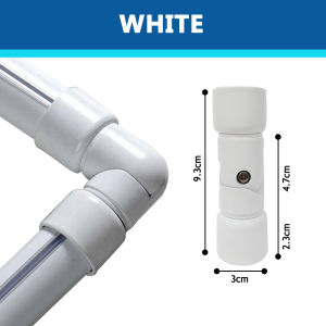 [1PC] Borong365 Corner Curtain Rod Connector Accessories Penyambung Sudut Batang Tirai L Shape Connector 转角窗帘杆连接器