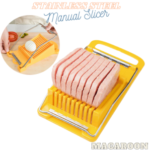 MACAROON Slice with Confidence: Discover the Versatility of our Stainless Steel Manual Slicer
