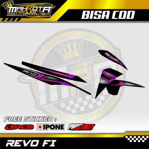 STRIPING VARIASI HONDA REVO FI / STICKER LIST VARIASI MOTOR REVO FI