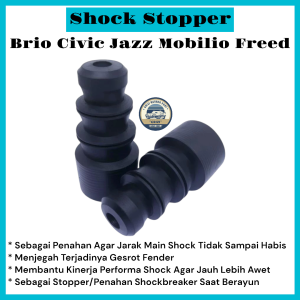 Stopper Shock Belakang Brio Jazz Civic Mobilio Freed Tinggi 1Set(2Pcs)