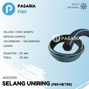 SELANG UNIRING Mantala Permeter/Aerator/Airator/Air Pump Gelembung Nano Fleksibel 25x16 mm
