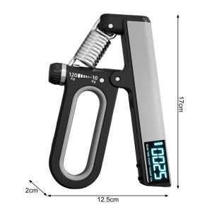 Dụng Cụ Tập Cơ Tay Đếm Số Tự Động Kìm Bóp Tay Đếm Số Điện Tử Pro Điều Chỉnh Lực Hiệu Quả