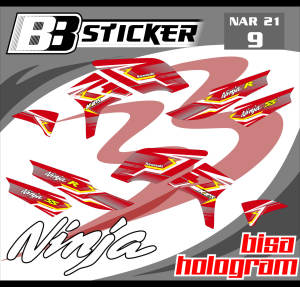 STRIPING PREMIUM Kawasaki Ninja R Ninja SS BISA HOLOGRAM List Sticker Variasi Nar 21