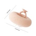 VALER 4Pcs Cốc hút Bóng tắm hình hoa hướng dương Lưới mềm Bong bóng phong phú Máy tẩy da chết Cần thiết Tròn Miếng bọt biển tẩ bào chết cho cơ thể Chăm sóc cơ thể SPA. 