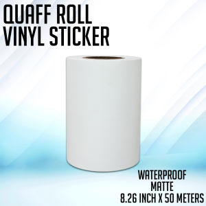 PrinTEE - QUAFF Printable Vinyl Sticker Roll Glossy/ Matte for Crafts & Labels