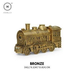 Homlly Steam Train Diffuser Humidifier With Light (300ml）