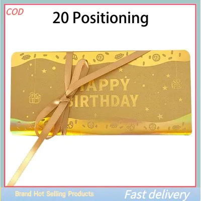 [COD]PkYeG💖💖💖 การ์ดอวยพรวันเกิดซองจดหมายสีแดง3D พับได้ช่องเสียบการ์ดหลายใบซองจดหมายสีแดงวันเกิดสามมิติการ์ดอวยพร