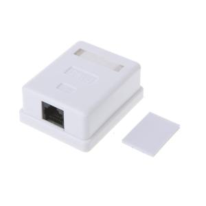Cat6 RJ45 8P8C UTP không được che chở cổng đơn hộp giá treo để bàn