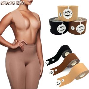 MOMO  5M Boob Tape Women Breast Lifting Push Up Invisible Bra Nipple Cover 1 Roll Diy Cut At Will