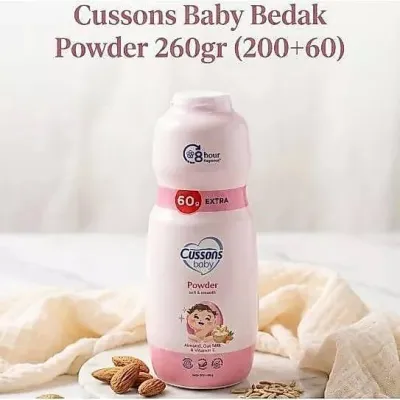 Cussons Baby Bedak Powder 260gr (200+60) - Bedak Tabur Bayi Aroma Wangi & Segar