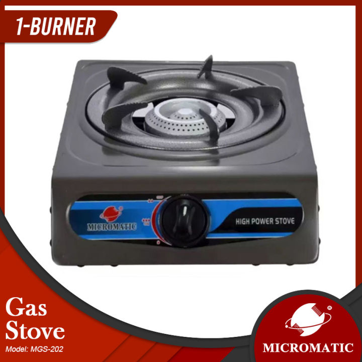 Micromatic MGS-202 Single Burner Gas Stove (Grey) Lazada PH