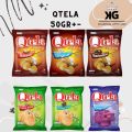 QTELA - (1 PCS) QTELA 30gr Snack Keripik Singkong, Tempe, Ubi, Original, BBQ, Balado, Cabe, Rumput Laut Chiki Cemilan Anak Murah. 