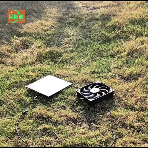 Multipurpose 0.8W 4V Solars Power Fan Accessory for Cooling Greenhouses and Barns Long Time Use Sustainable Solution