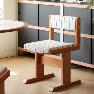 Ghế Tựa Lưng Bằng Gỗ Phong Cách Tối Giản Cho Quán Cà Phê Và Gia Đình