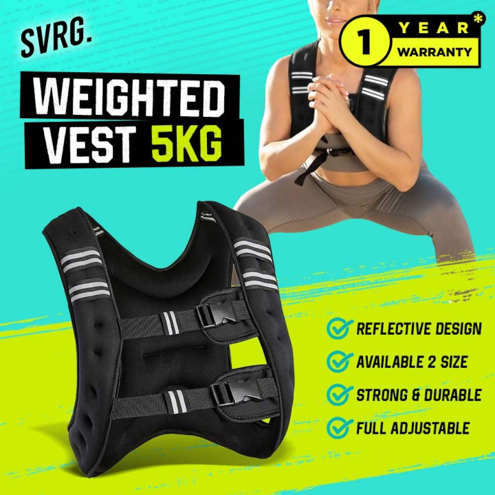The Republic of Svarga Weighted Vest 5KG Rompi Beban