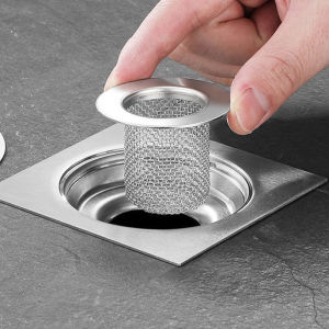 Stainless Steel Slop Basket Filter Trap / Anti-clog Slag Mesh Metal Sink Strainer /  Kitchen Bathroom Sink Bathtub Wash basin Floor drain