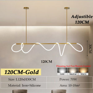 โคมระย้าทันสมัยขนาด200ซม. โคมระย้าสำหรับรับประทานอาหารโคมระย้าดีไซน์ทันสมัยโคมระย้าสำหรับห้องนอนโคมระย้าตกแต่งหลอดซิลิโคนเรืองแสง