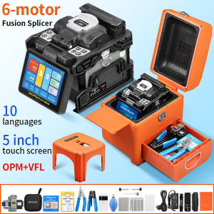 COMPTYCO L-90C fully automatic fiber fusion splicer 6 motors OPM/VFL 10 languages button/touch bidirectional operation fiber optic fusion splicer