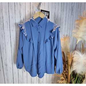 Zize Blouse Cringkle Airflow Atasan Wanita Korea Style