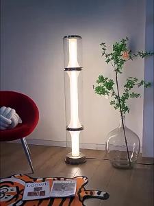 ⚡Nordic Designer Modern LED Glass Floor Lamp Living Room Bedroom Bedside Table Light Long Modern Floor Standing Lamp Indoor