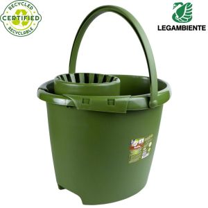 Arix We Like Green Eco Bucket with Squeezer - Made with Recycled & Recyclable Materials