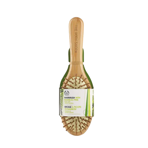 The Body Shop Cushion Wooden Pin Hair Brush Lazada