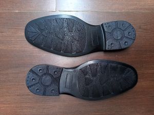 Outsole Sepatu Giorgio TPR Hitam untuk Pantofel Nyaman dan Tahan Lama Size 39-44