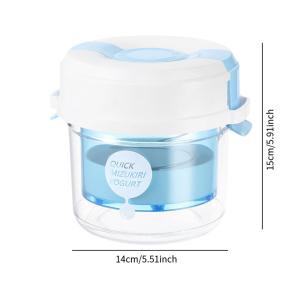 SG Seller QuickMizukiri High-Performance Yogurt Strainer with Lid 225-Mesh Cheese Separator Three-Speed Filtration for Thicker Creamy Greek Yogurt