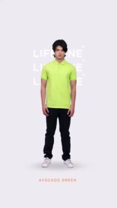 Lifeline Polo Shirt (White Blue Ice Aqua Blue Royal Blue Navy Misty Avocado Green)