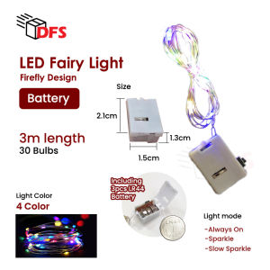 DFS Mini led fairy light / 3M 30Bulb fairy lights battery operated light Warm White / RGB