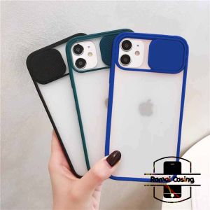 RMC Case Casing Softcase Slide Kamera Polos Casing hp untuk INFINIX ll WARNA DAN TYPE RANDOM SCA