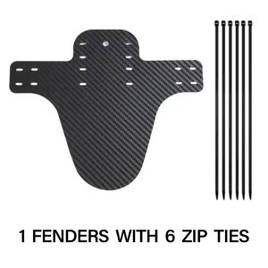 1/2PCS Bicycle Mountain Carbon Pattern Bike Mud Guard for Front Rear Wheel Mudguard Ultralight Cycling