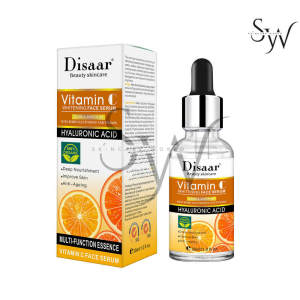 Disaar Organic Vitamin C Face Serum – Deep Moisturizing & Whitening with Hyaluronic Acid by #SCW