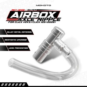 CLICK V2/V3/V4 (2026) AXLE AIR NIPPLE / CVT NIPPLE ALLOY SILVER MKT-12419 FOR CLICK V2 V3 V4
